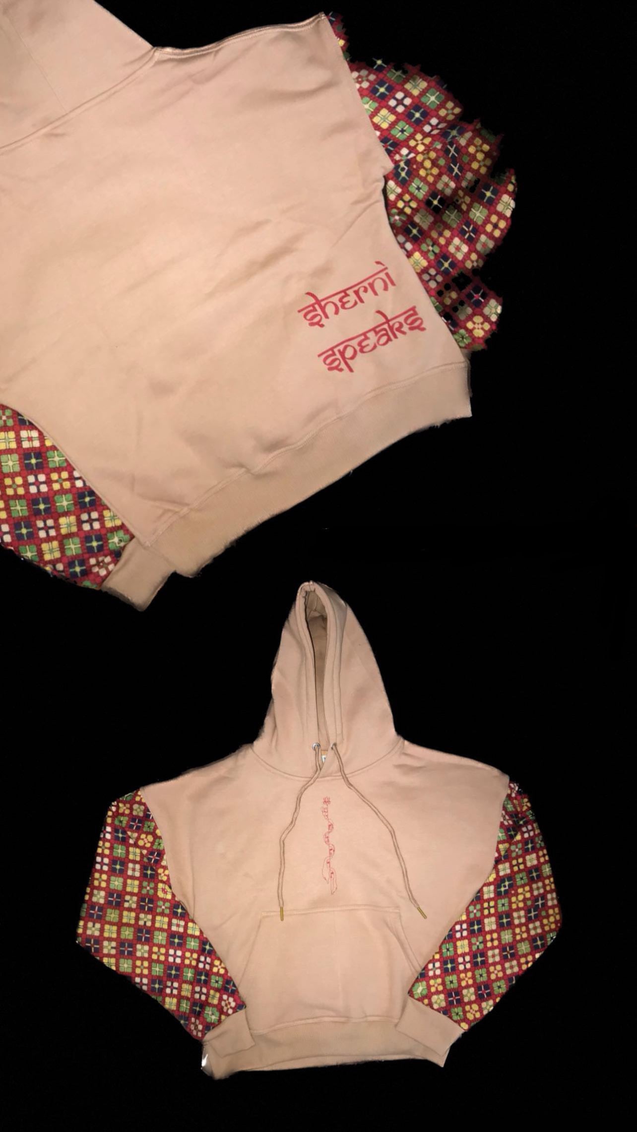 Sherni Speaks Beige Hoodie (Womens)