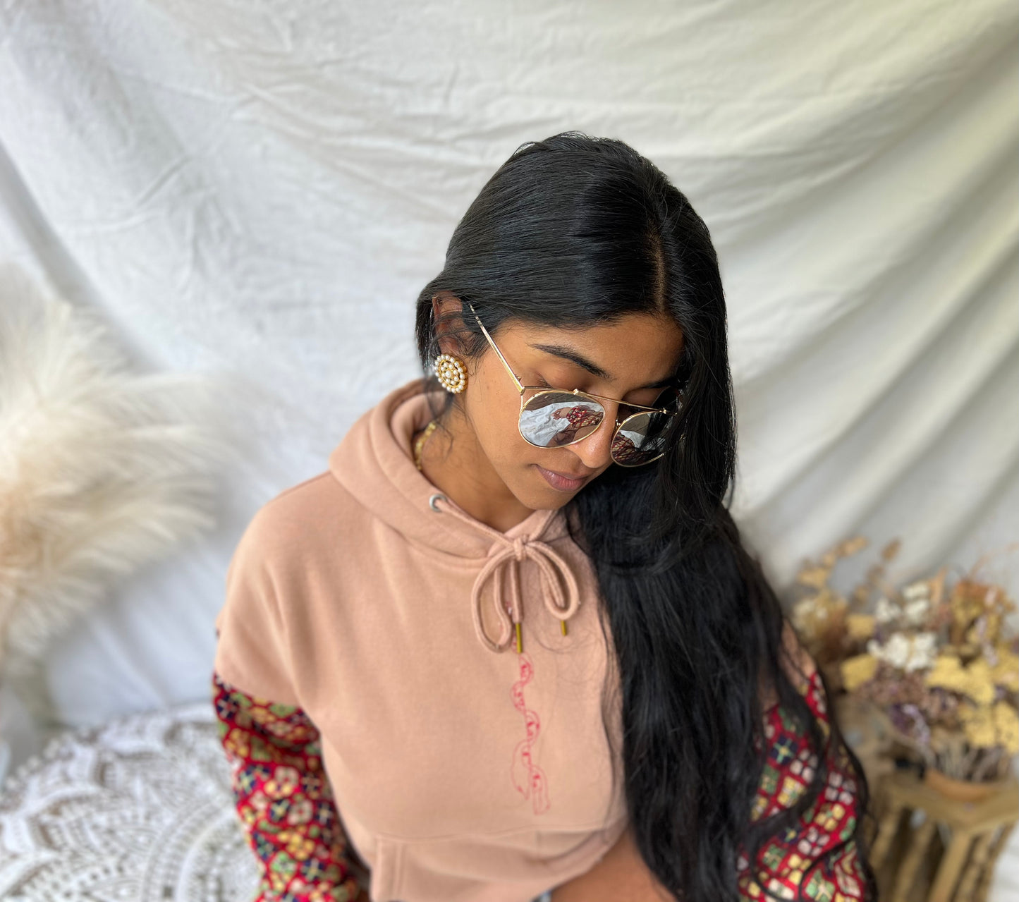 Sherni Speaks Beige Hoodie (Womens)